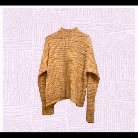 LC Lauren Conrad long sleeve pink and white striped sweater - Picture 4 of 4